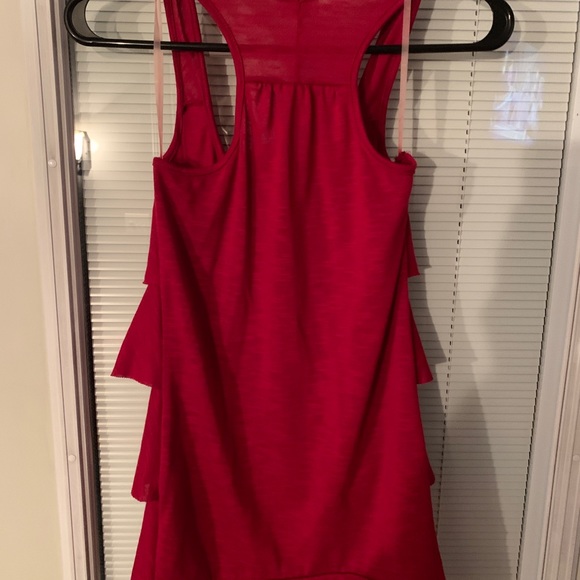Cute Dark Red Delicate Tank Size Small - Picture 2 of 5